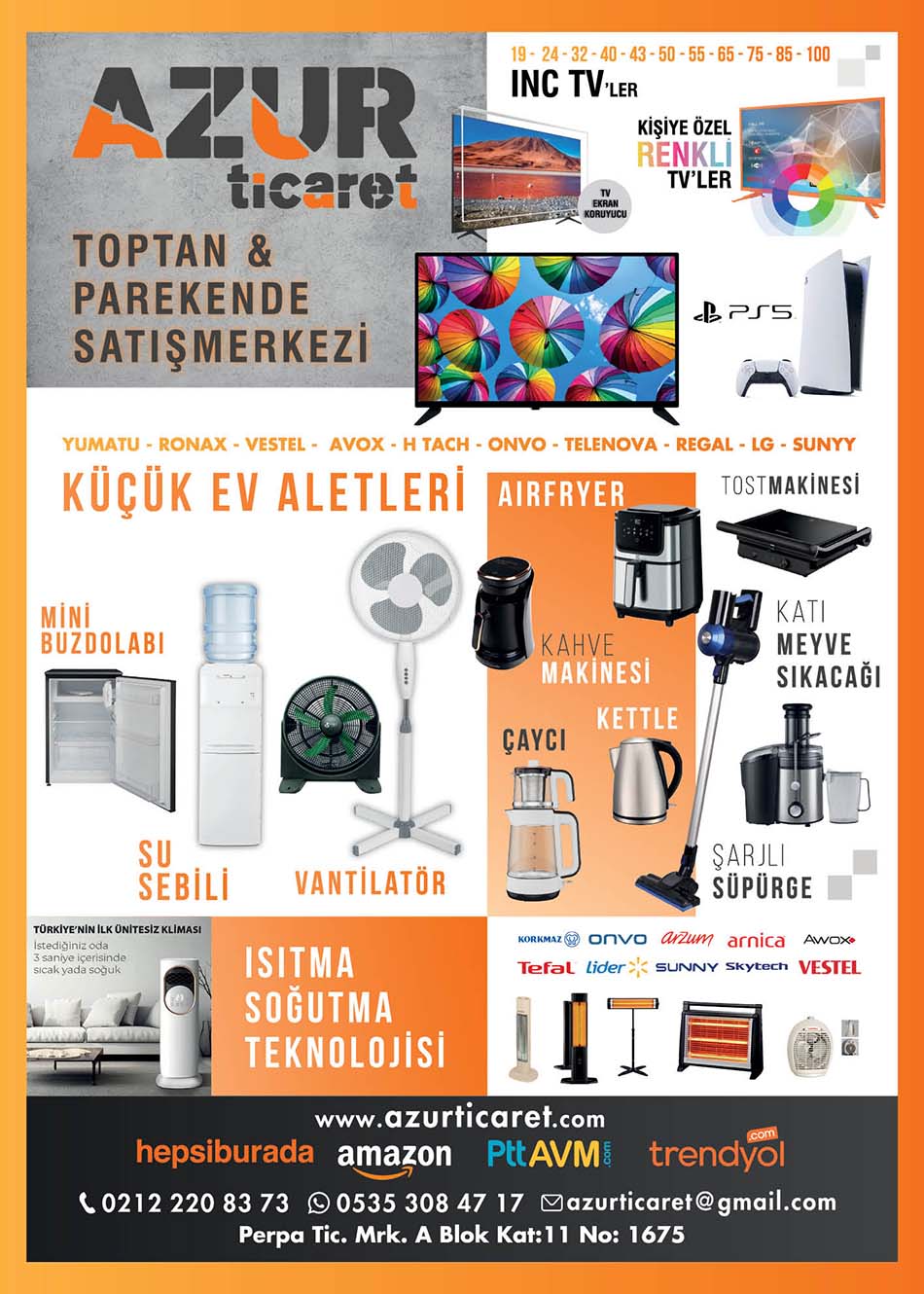 Azur Ticaret Ürünler