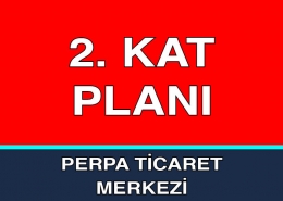 Perpa 2.Kat Planı Kroki