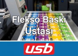 Flekso Baskı Ustası Aranıyor USB Etiket
