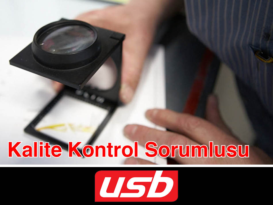 Kalite Kontrol Sorumlusu Usb Etiket