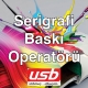 Serigrafi Baskı Operatörü USB Etiket