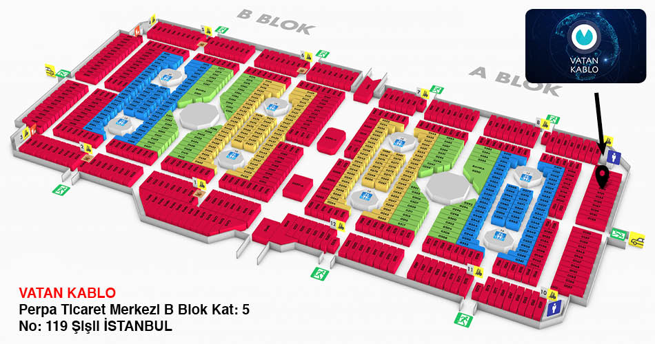 Vatan Kablo Perpa Adres Kroki Kat Planı