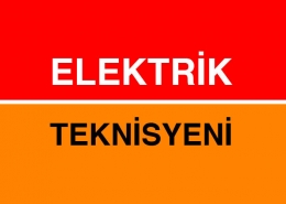 Elektrik Teknisyeni Aranmaktadır