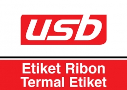 USB Etiket Ribon Termal Etiket