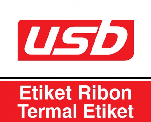 USB Etiket Ribon Termal Etiket