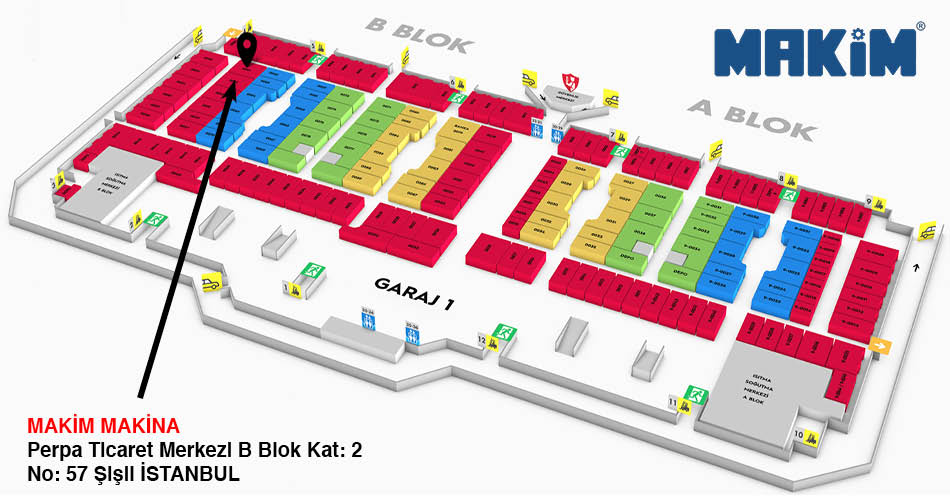 Makim Makina Perpa Adres Kroki Kat Planı