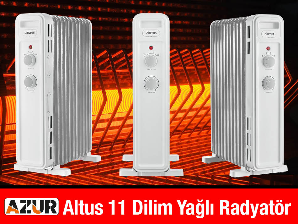 Altus 11 Dilim Yağlı Radyatör 2300 W