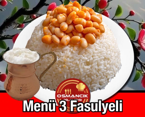 Perpa Pilavcısı Menü 3 Kuru Fasulyeli